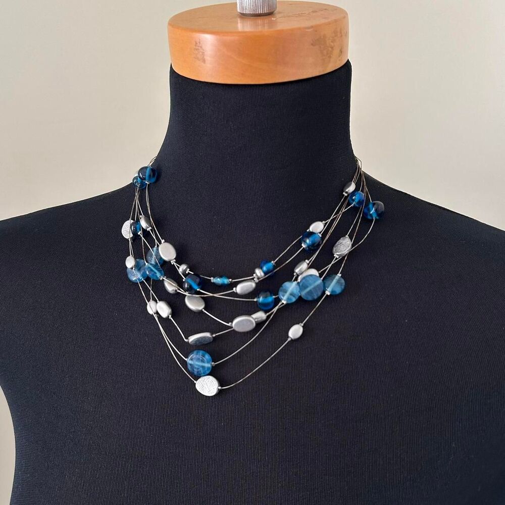 Unbranded Women's Blue and Silver Jewellery